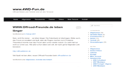 Desktop Screenshot of 4wd-fun.de